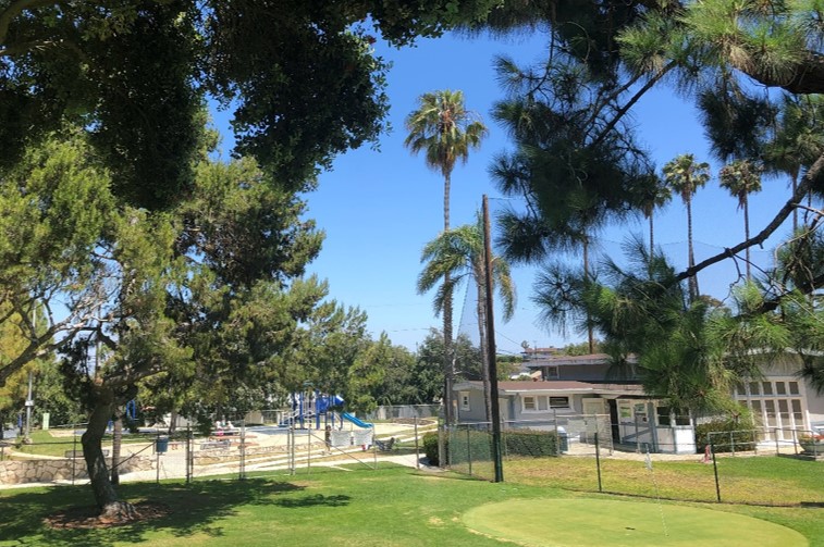 view of a park