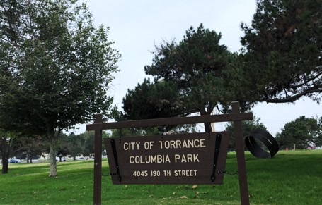 Columbia Park Sign 